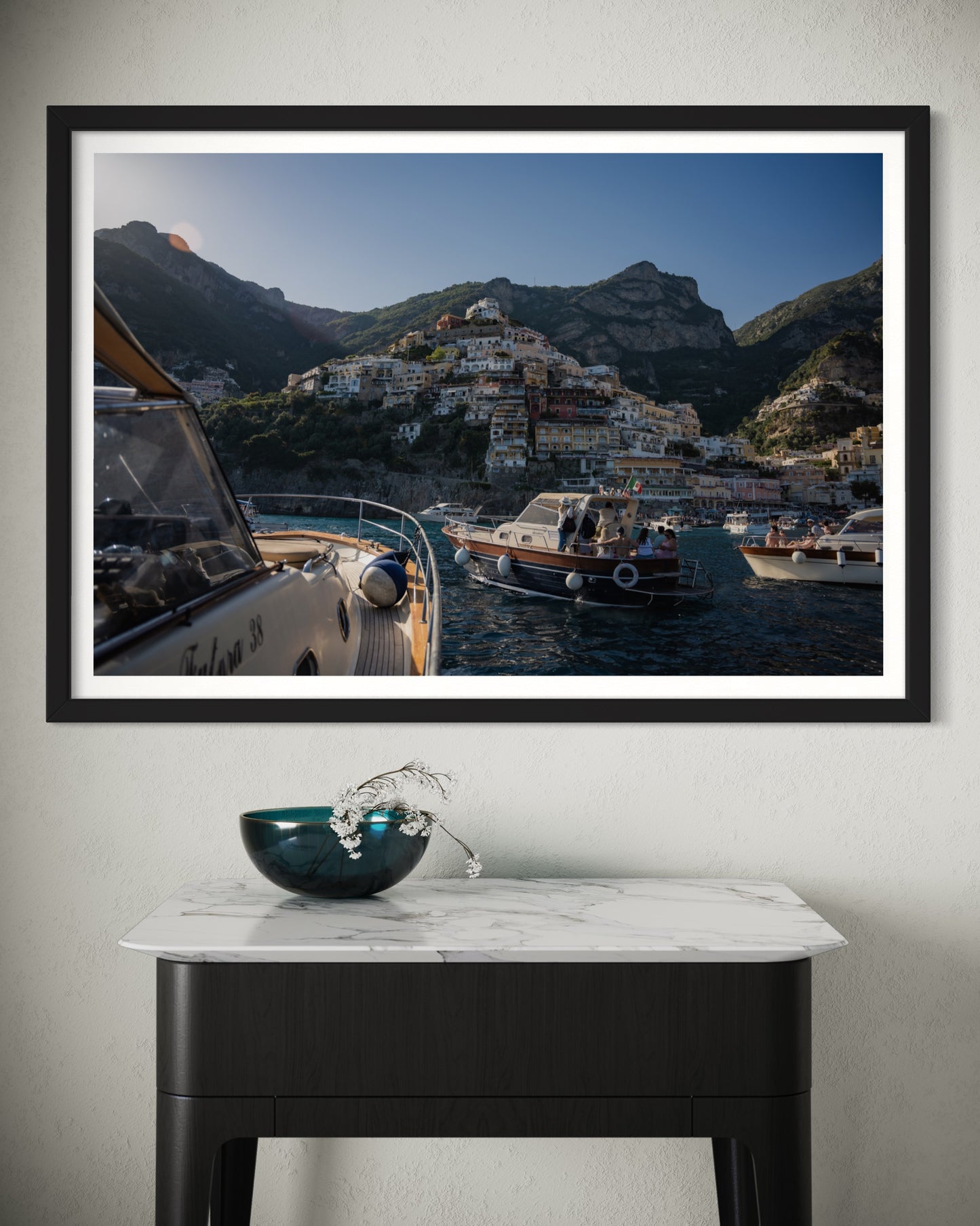 Positano Boat Jam Landscape